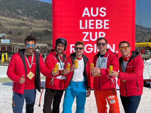 Das Team der RegionalMedien Steiermark: Andreas Rath, Stefan Verderber, Philip Fürstaller, Marc Hollinger und Michael Blinzer.