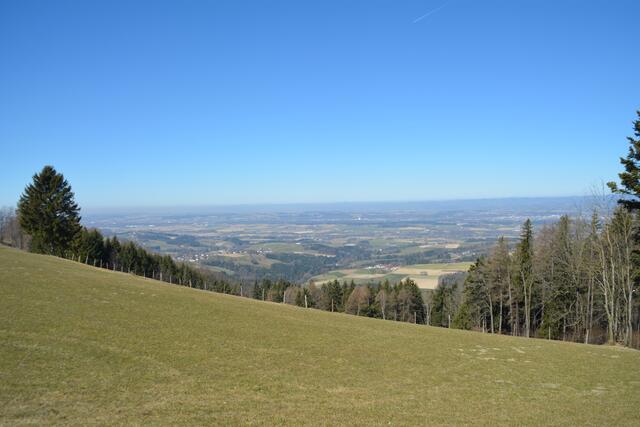 Schöne Ausblicke auf das Ybbstal und auf Amstetten