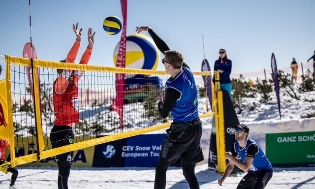 Wagrain lud zum Snow-Volleyball. | Foto: CEV