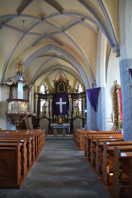 Die Pfarrkirche in St. Leonhard am Walde wurde im Jahr 1443 errichtet. | Foto: Roland Mayr