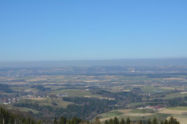 Schöne Ausblicke auf das Ybbstal und auf Amstetten
