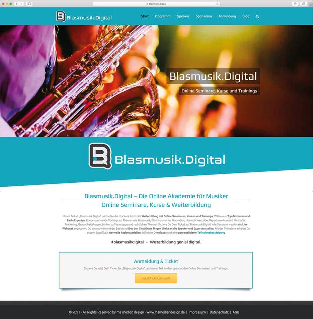 Blasmusik.Digital bietet ortsunabhängige Musikkurse. | Foto: Blasmusik.Digital