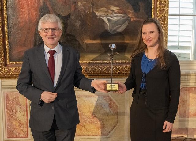 Melanie Führer wurde mit der Elisabethrose ausgezeichnet. | Foto: Jack Haijes