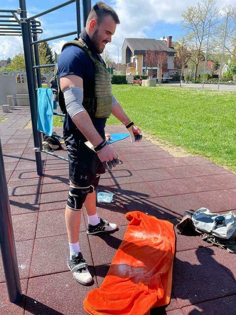 Kraftpaket Stefan Kniely aus Fehring. | Foto: Stefan Kniely