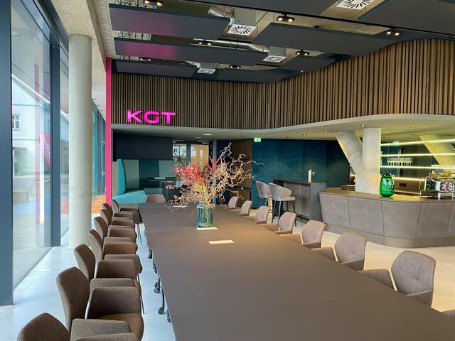 Das KGT Forum eignet sich für Sitzungen, Schulungen und Veranstaltungen. | Foto: KGT Gebäudetechnik GmbH