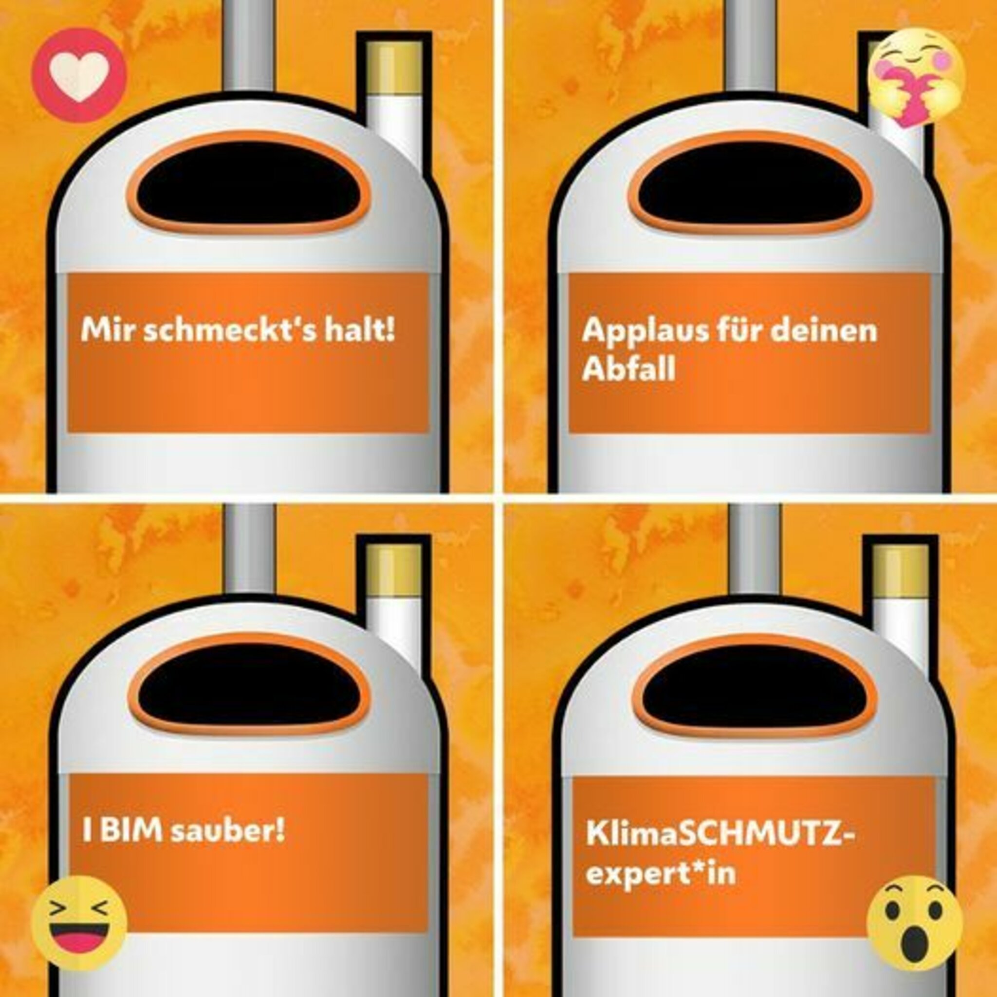OnlineVoting MA48 sucht die besten Sprüche für Wiens Mistkübel Wien