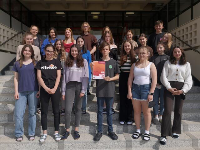 Die 5A Klasse des BG/BRG Weiz überzeugte mit ihrem Podcast beim Wettbewerb in politischer Bildung. | Foto: BG/BRG Weiz