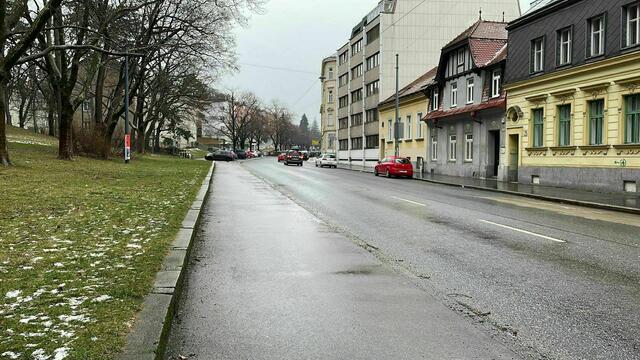 Die Krottenbachstraße und ein möglicher Radweg schlägt seit Längerem politische Wellen im Bezirk. | Foto: Johannes Reiterits