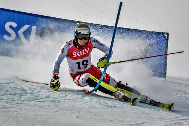 In seiner Paradedisziplin Slalom wurde Simon Rueland vom Skiklub Landeck zum zweiten Mal Österreichischer Meister. | Foto: Emils Lukso