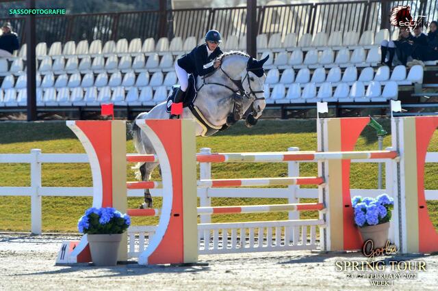 Bianca Babanitz und "Caipidor" bei der Spring Week in Gorla Minore in Italien. In Linz ist das Duo zum ersten Mal beim Linzer Pferdefestival in Ebelsberg von 1. bis 3. April zu sehen. | Foto: Sassofotografie