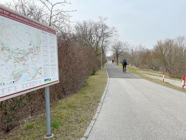 Der Triestingauradweg im Abschnitt Schwechat/Mannswörth | Foto: Dejan Mladenov