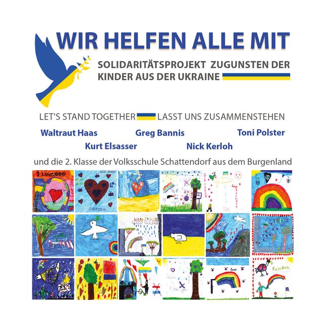 Das CD-Cover mit den von den Volksschulkindern gestalteten Bildern. | Foto: Kurt Elsasser