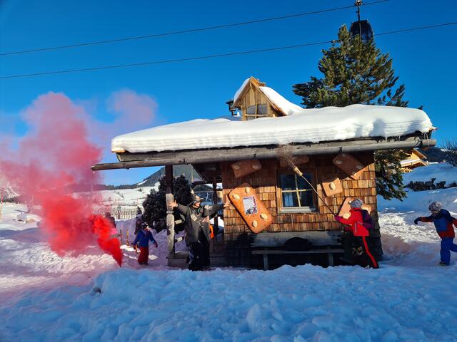 Kindergeburtstage können im Winter an der Hexenhütte gefeiert werden. | Foto: SkiWelt Wilder Kaiser-Brixental 
