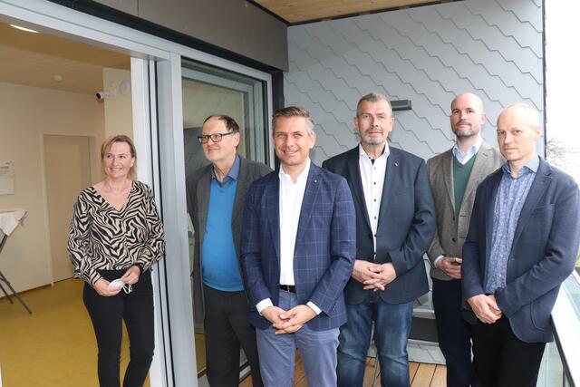Gerlinde Mayer, Hans Übleis, Wolfgang Hattmannsdorfer, Rudolf Kroiß, Richard Steinkogler, Stefan Hindinger (v.l.). | Foto: Steiner-Watzinger