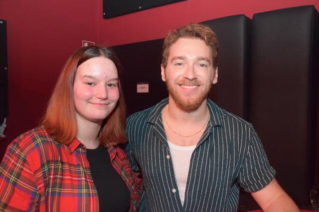 Selina Haidl war begeistert, vor allem freute sie sich, nach dem Konzert Nathan Trent zu treffen.