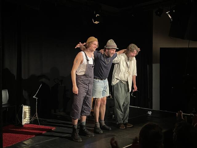 Severin Posch, Thomas Posch und Ali Sackl sorgten im Stromboli Hall für viele Lachanfälle. | Foto: Kendlbacher