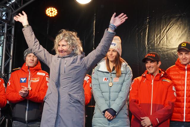 Petra Kronberger, ehemalige Skirennläuferin und zweifache Olympiasiegerin | Foto: Julia Hettegger