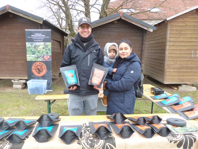 ,,Finca Colibrí - Premium Hochlandkaffee aus Honduras" - die Kobersdorfer Nadia und Hand-Peter Klein hatten so einiges an leckeren Kaffeesorten im Angebot