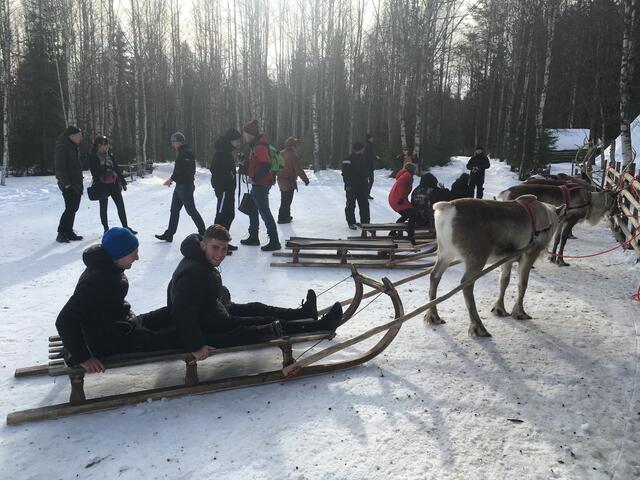 Die HTBLA-Schüler beim Erasmus-Projekt in Finnland. | Foto: Andreas Zohner