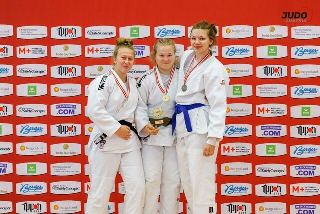 Tina Neuhauser holte sich Silber. | Foto: Judo Austria