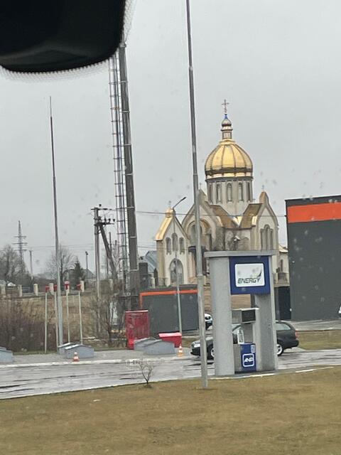 Der Blick aus dem Transportlaster in Richtung Lemberg. | Foto: BRS