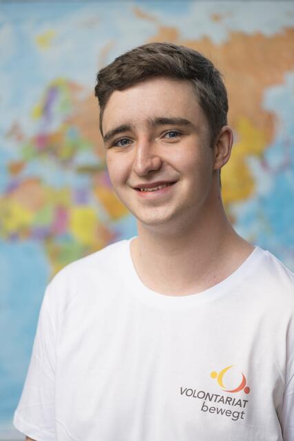 Samuel Neumayer aus Floridsdorf. | Foto: Volontariat bewegt