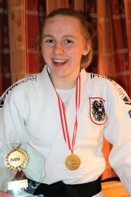 Verena Hiden hat als Österreichische Judomeisterin in der U23 leicht lachen. | Foto: KK
