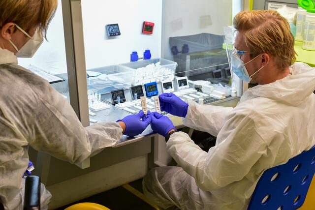 Ab 11. April kann der kostenlose PCR-Test auch wieder in den Wiener Apotheken gemacht werden. | Foto: Markus Spitzauer