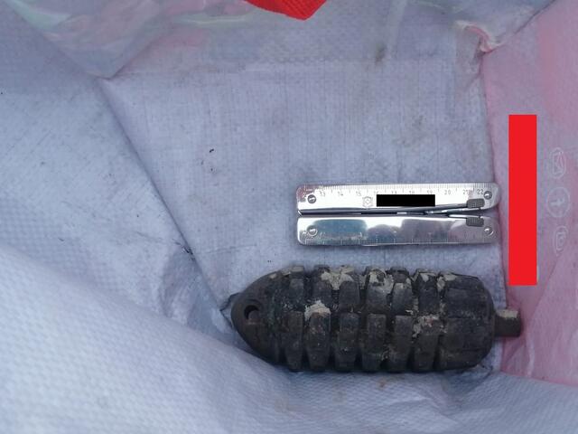 In Penzing wurde eine scharfe Granate aus dem 2. Weltkrieg gefunden. | Foto: LPD Wien