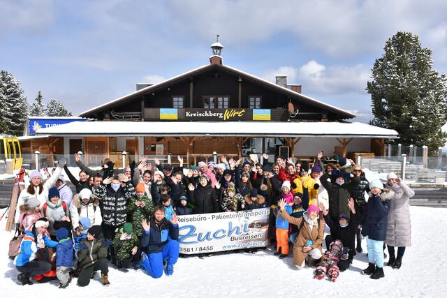 Für die Flüchtlinge wurde ein Tag am Kreischberg organisiert. | Foto: KK