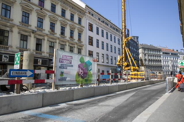 Die SPÖ und Neos bitten den Öffi-Stadtrat darum, die Wiener Linien mit einem grünen Gestaltungskonzept für die Oberfläche der neuen U-Bahn-Linien in Mariahilf zu beauftragen. | Foto: BV 6