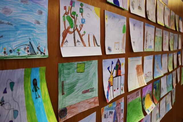 Auch zeichnerisch brachten die Kinder ihre Ideen ein | Foto: Stadt Bludenz