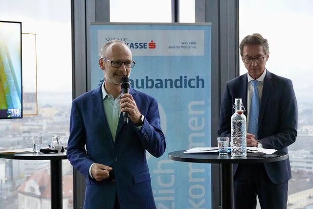 Christoph Paulweber: "Das Interesse der Salzburger Sparkasse an der Windkraft ist da. Die Klima- und Energieziele müssen umgesetzt werden, um den Wirtschafts- und Lebensstandort Salzburg attraktiv zu halten. Da muss man als Region dabei sein."  | Foto: Julia Hettegger