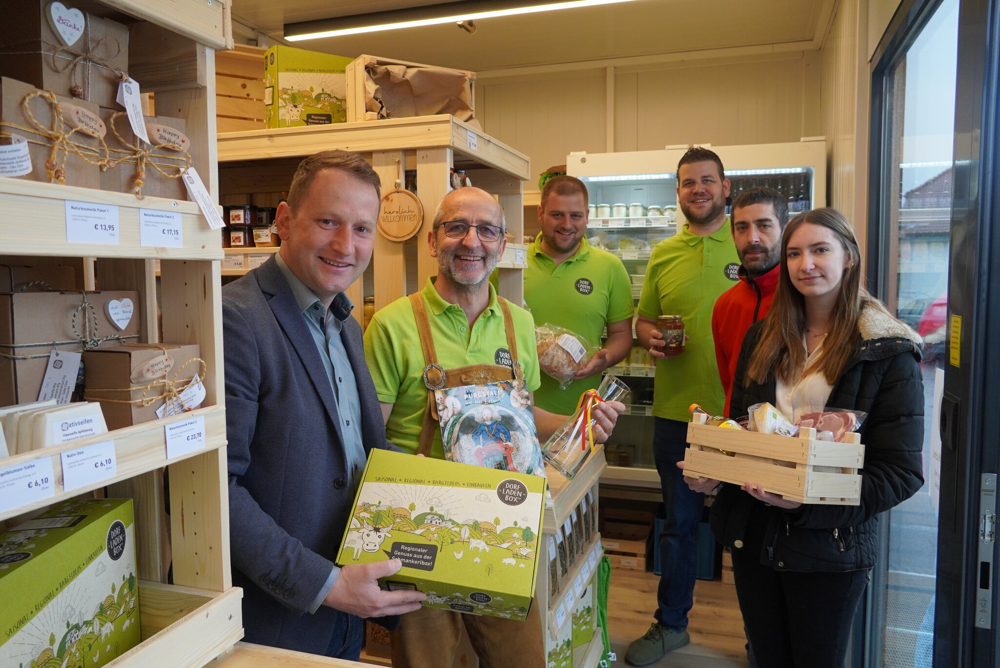 Eröffnung: Neue Dorfladenboxen gibt's in Purgstall und in Wieselburg ...