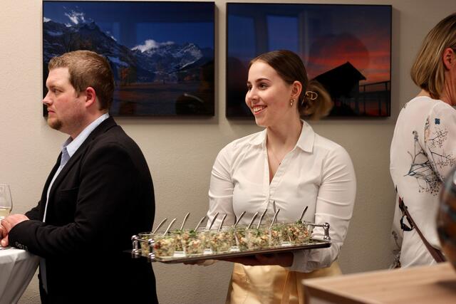 Das Catering- und Eventteam aus der HBLW plante und organisierte die Eröffnung des Gesundheitszentrums in Saalfelden.   Foto: Veranstalter