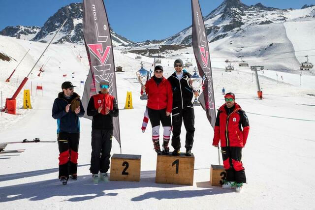 Die neuen Paznauner Talmeister: Michelle Schmid und Bernhard Wolf vom Skiclub See. | Foto: SC See