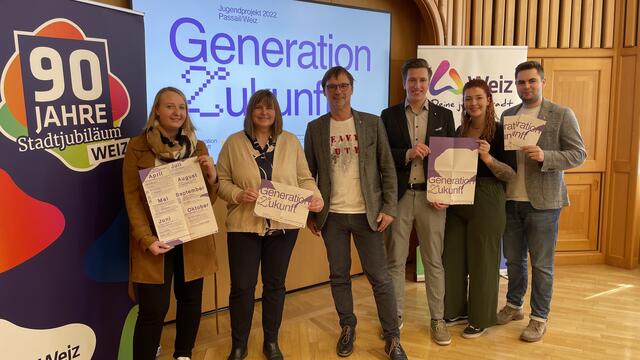 Passail und Weiz starten ihr Jugendprojekt „Generation Z“: Verena Haberl, Eva Karrer, Erwin Eggenreich, Matthias Flicker, Lara Fani, Julian Macher (v.l.)  | Foto: RegionalMedien_Eisner