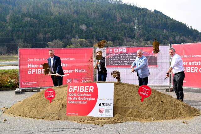 Das schnelle Internet kann ab sofort verlegt werden. | Foto: Büro Schaunig