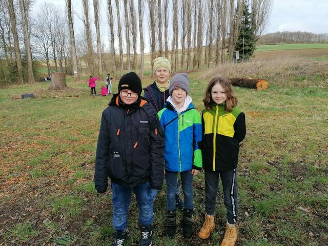 Conrad Hajek, Minna Hajek, Matthäus Kruzik und Jonas Filbrich. | Foto: Bruckmayer