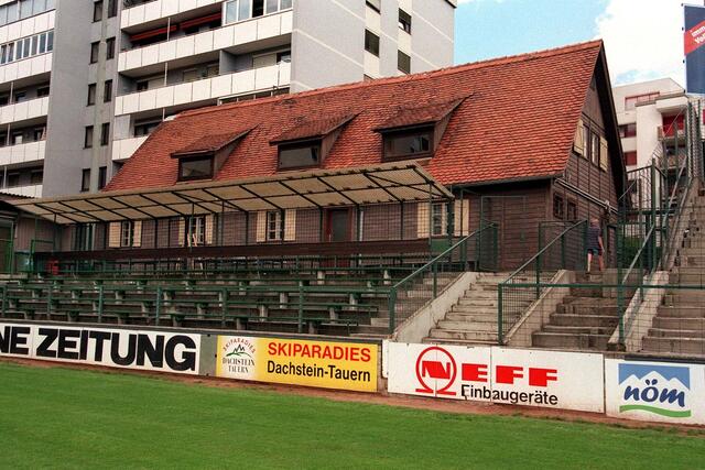 Sturm-Klubhaus in der Gruabn, Juli 1997 | Foto: GEPA