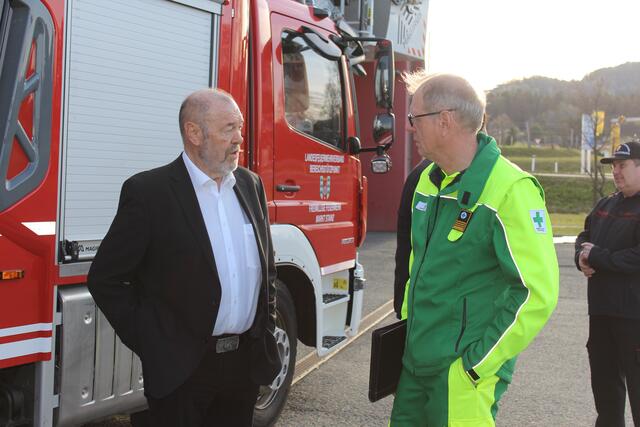 Auch die Marktgemeinde Stainz mit Bgm. Walter Eichmann beteiligt sich am Sicherheitstag.  | Foto: Katrin Löschnig