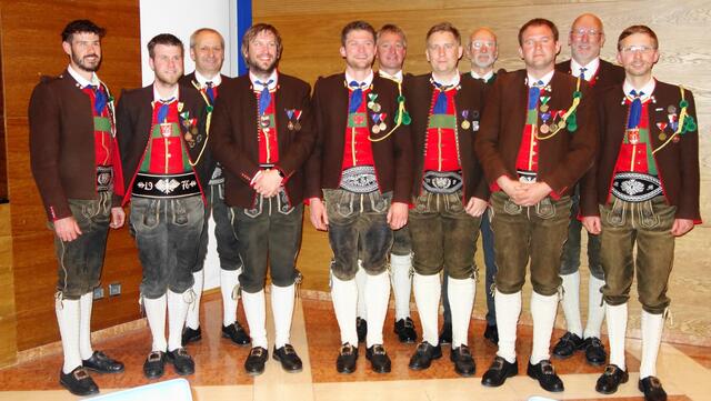 Der neugewählte Vorstand der Christian Blattl - Schützenkompanie Fieberbrunn | Foto: © Martin Wimmer, SK Fieberbrunn