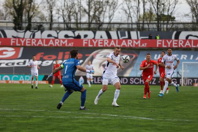 Bittere Punkteteilung: Der LASK kommt gegen "Lieblingsgegner" über ein mageres 1:1 nicht hinaus. | Foto: Reischl