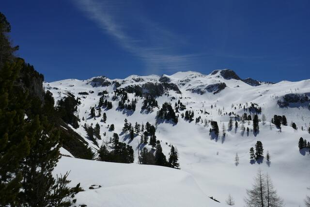 Der kleine Sattel beim Scheibenkogel eignet sich gut für eine Pause und für einen Geländeüberblick.  | Foto: Thomas Neuhold
