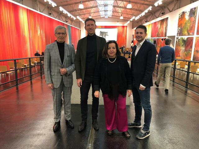 Josef Schimmer, Michael Karrer, Rita Nitsch, Christoph Mayer  | Foto: nitsch museum