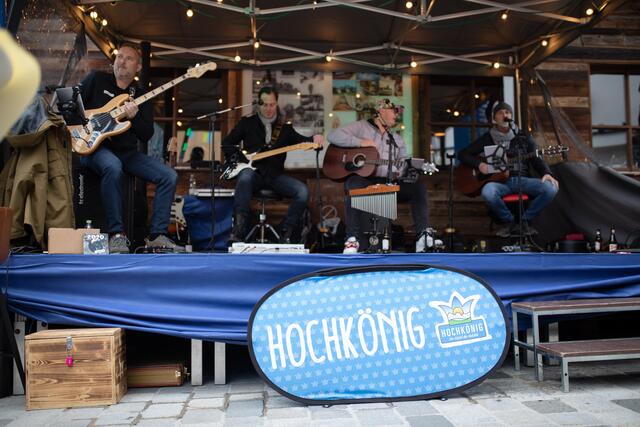 "U3 Endstation": Christopher Mord, Herbert Schartner, Frank Enenkel, Rudolf Feldbacher sorgten für Stimmung. | Foto: Hochkönig Tourismus