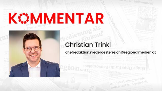 Christian Trinkl ist Chefredakteur der BezirksBlätter Niederösterreich und MeinBezirk.at Niederösterreich