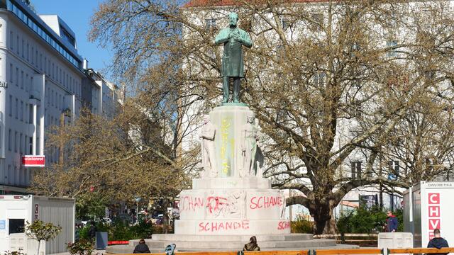 Das Lueger-Denkmal in der Wiener Innenstadt führt schon lange zu heftigen Debatten. | Foto: Maximilian Spitzauer