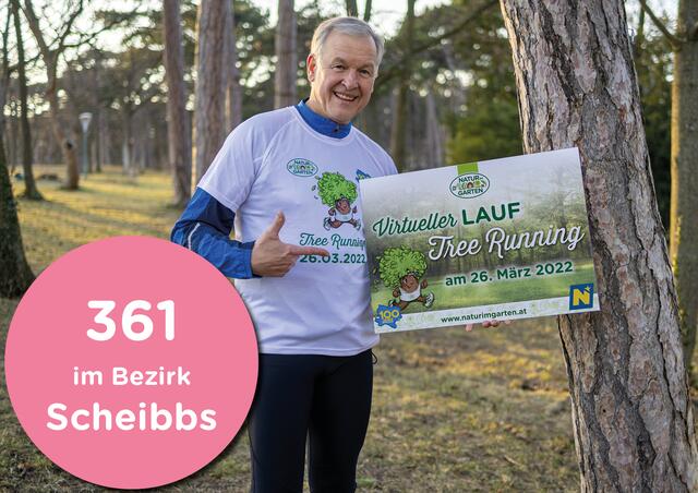 Landesrat Martin Eichtinger freut sich über 361 neue Bäume im Bezirk Scheibbs. | Foto: Manuel Gutleb