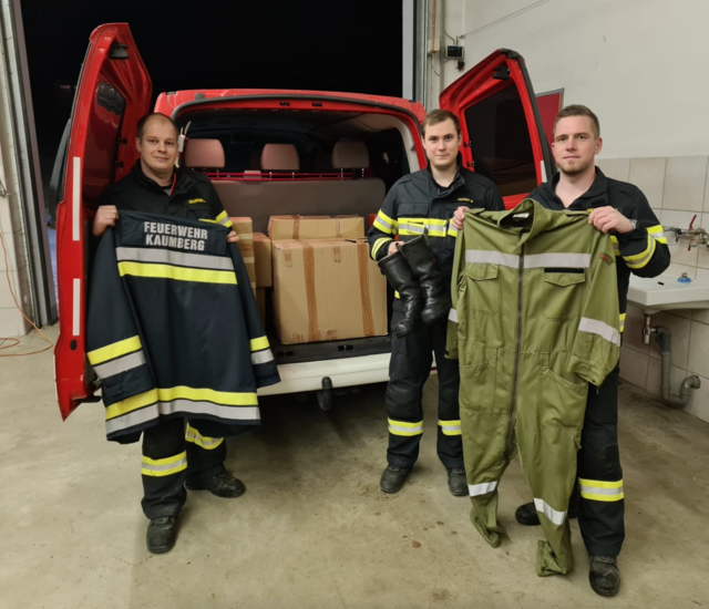 Andreas Zöchner, Mathias Lintner und Harald Hermann. | Foto: FF Kaumberg